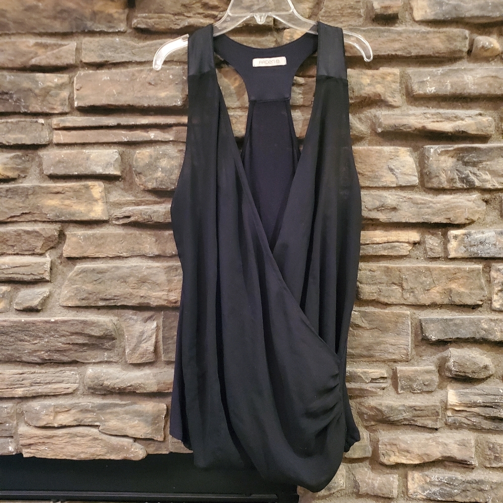 SEXY ARDEN B. RACERBACK WRAP TOP L